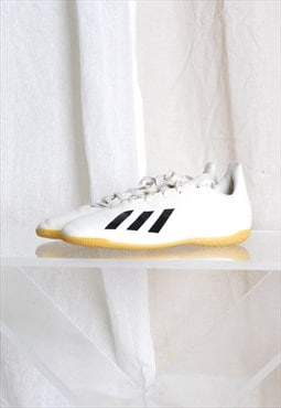 Y2k Adidas Ivory White Athletic Boxer Style Womens Trainers