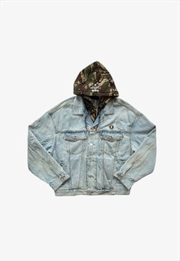 Men's A Bathing Ape BAPE AAPE Blue Denim Jacket