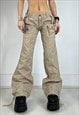 Vintage Y2k Cargo Pants Low Rise Army Baggy Grunge 90s