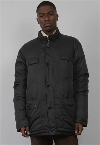 VINTAGE 90'S CALVIN KLEIN BLACK PUFFER JACKET