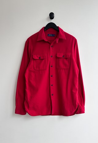 Ralph Lauren Flannel Red Shirt