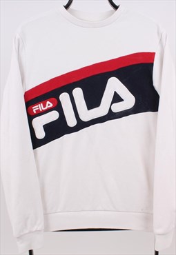 fila white sweatshirt