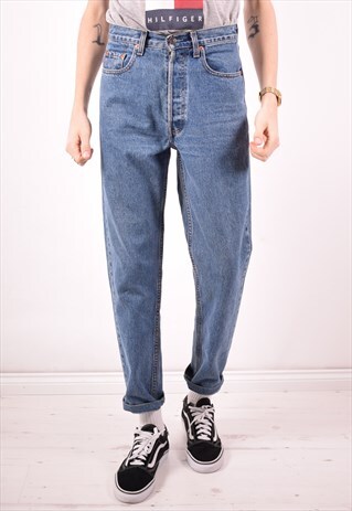 LEVI'S 891 MENS VINTAGE JEANS W30 L28 BLUE 90S
