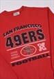 VINTAGE 90S CHALK LINE SAN FRANCISCO 49ERS SWEATSHIRT IN RED