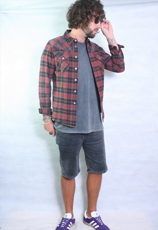 VINTAGE FLANNEL OVERSIZED SHIRT