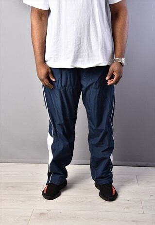 BLUE REEBOK TRACKSUIT BOTTOMS TB129