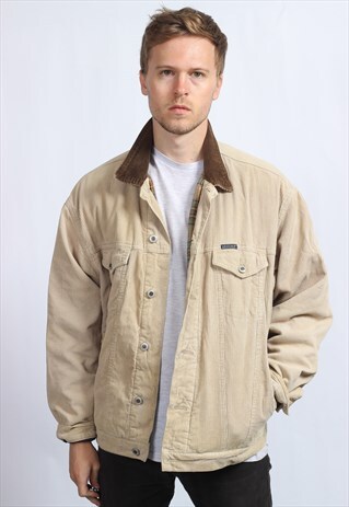 VINTAGE FLEECE LINED CORDUROY JACKET