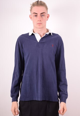 POLO RALPH LAUREN MENS VINTAGE POLO SHIRT LARGE 90S
