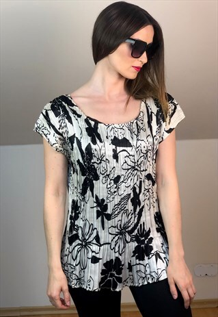 BIG WHITE NEW YORK DESIGN VINTAGE 90S SHIRT EUROPE BLOUSE