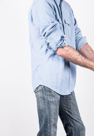 VINTAGE BLUE CARHARTT DENIM SHIRT