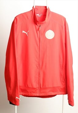 Vintage Puma Sportswear Shell Jacket Logo Red