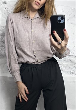 Minimalist Basic Elegant Lilac Shirt / Blouse 