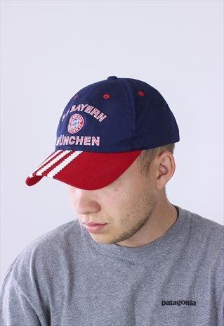 90S VINTAGE MENS ADIDAS BAYERN MUNCHEN MUNICH LOGO CAP