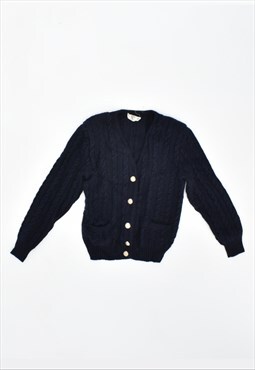 Vintage 90's Valentino Cardigan Sweater Navy Blue