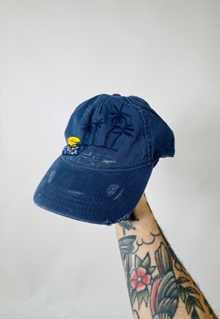 Vintage 90s Fat Face Embroidered Baseball Hat Cap