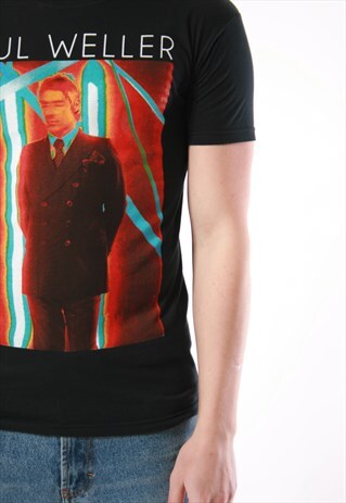 90S VINTAGE PAUL WELLER GRAPHIC GILDAN T-SHIRT 14069