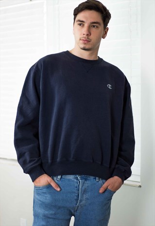 VINTAGE CHAMPION LOGO SWEATERSHIRT 90S L 17.2