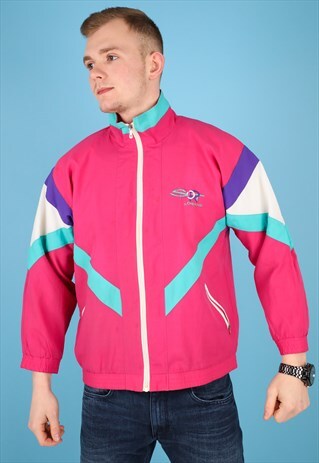 VINTAGE SHELL JACKET IN MULTICOLOUR NJ486
