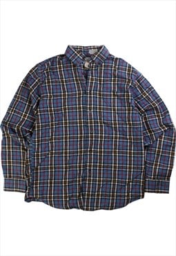Vintage 90's L.L.Bean Shirt Nova Check Long Sleeve Button