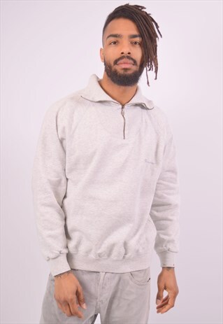 VINTAGE CHAMPION SWEATSHIRT JUMPER GREY