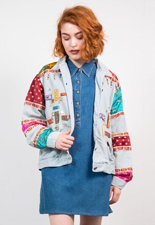 VINTAGE 90'S HIPPIE BEADED JACKET