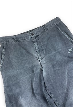 Nike Vintage Y2K Grey long heavy cotton shorts
