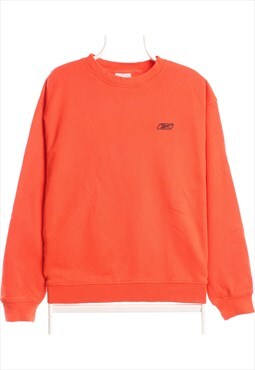 Vintage 90's Reebok Sweatshirt Crewneck Single Stitch Orange