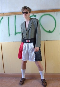 Vintage 90's baggy board kickboxing festival party shorts 