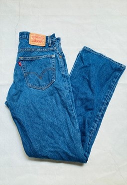 Vintage W34 L34 Levis 517 Denim Bootcut Jeans