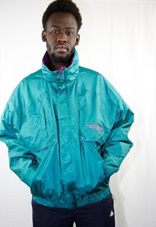 80'S VINTAGE GREEN TRACK JACKET