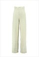 LIGHT WEIGHT COTTON KNIT TROUSERS GREEN