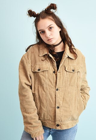 Y2K CORDUROY NEUTRAL OUTWEAR JACKET