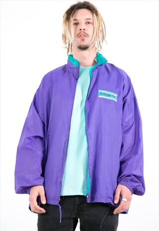 VINTAGE 90S ADIDAS RAINCOAT JACKET / S3996