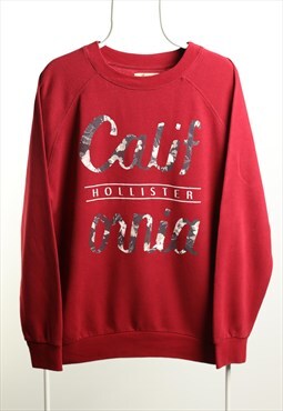 Vintage Hollister Crewneck Sweatshirt Red