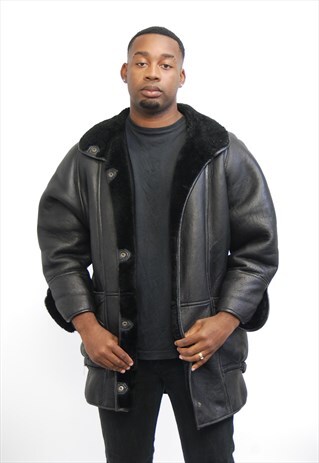 VINTAGE SHEARLING SHEEPSKIN COAT