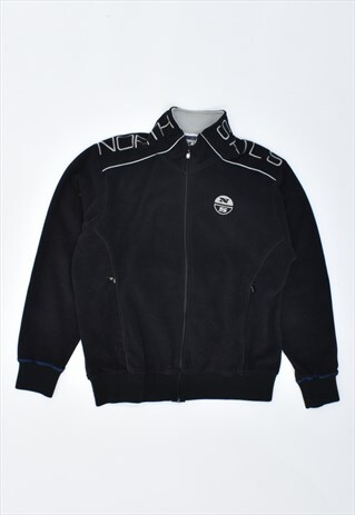 Vintage 90's North Sails Fleece Jacket Black