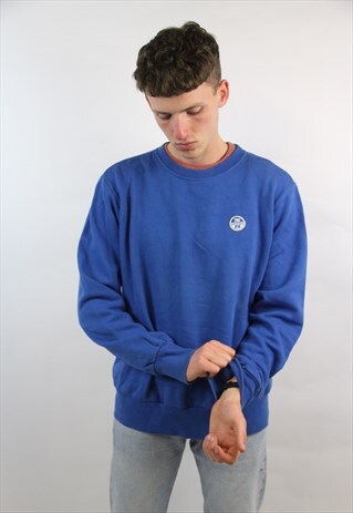 VINTAGE NORTH SAILS BLUE SWEATSHIRT