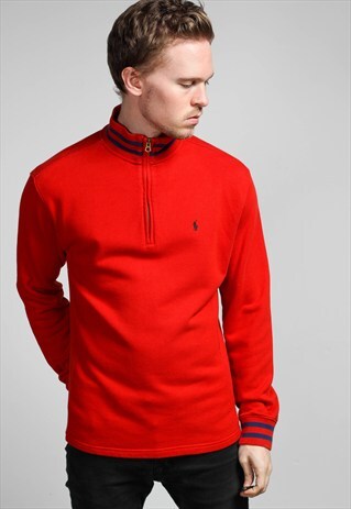 VINTAGE RALPH LAUREN HALF ZIP JUMPER