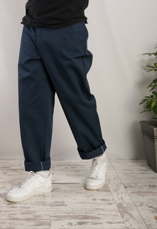 DICKIES TROUSERS NAVY BLUE PL23
