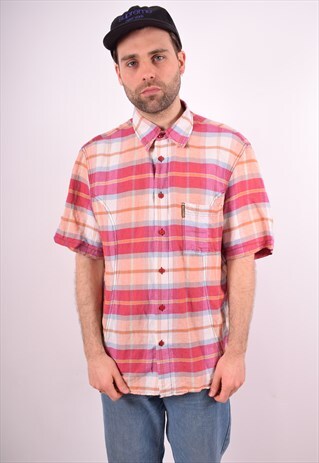 ARMANI JEANS MENS VINTAGE SHIRT LARGE MULTI 90S