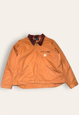 Vintage Early 00s Deadstock Beige Carhartt Workwear Jacket