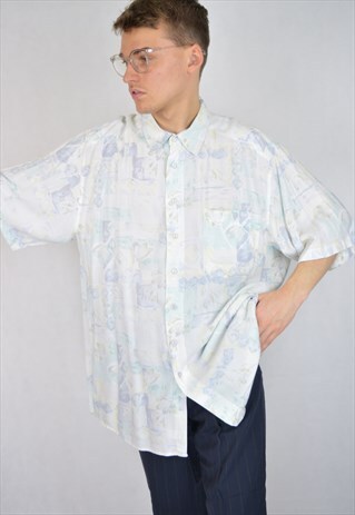 VINTAGE MULTICOLOUR GRAPHIC HAWAII FESTIVAL SHIRT