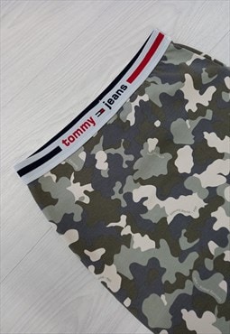 Y2K Camo Tommy Hilfiger Tube Skirt 