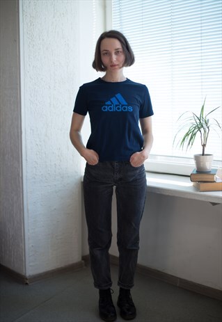 VINTAGE 90'S NAVY BLUE T-SHIRT