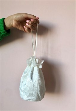 Vintage cream lace mini bag 