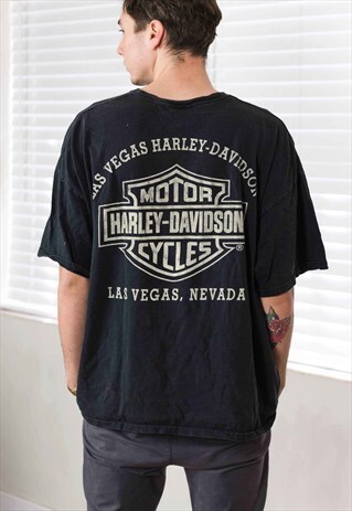 VINTAGE HARLEY DAVIDSON T-SHIRT LOGO 90S XXXL 10