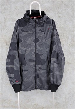 Vintage Nike Jacket Grey Camouflage Tech XL
