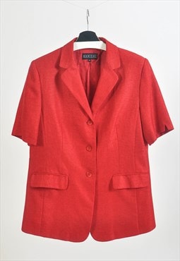 VINTAGE 90S blazer jacket in red