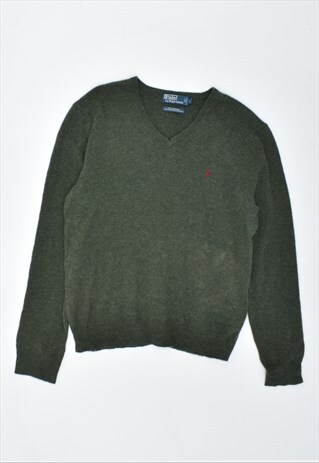 Vintage 90's Polo Ralph Lauren Jumper Sweater Khaki