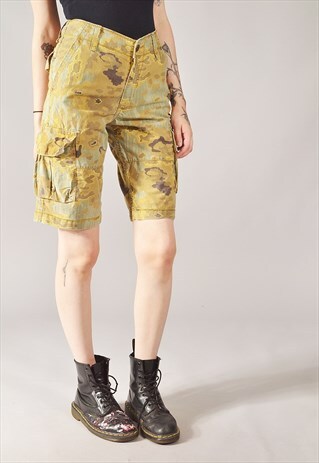 VINTAGE LEVI'S CARGO SHORTS BEIGE CAMO